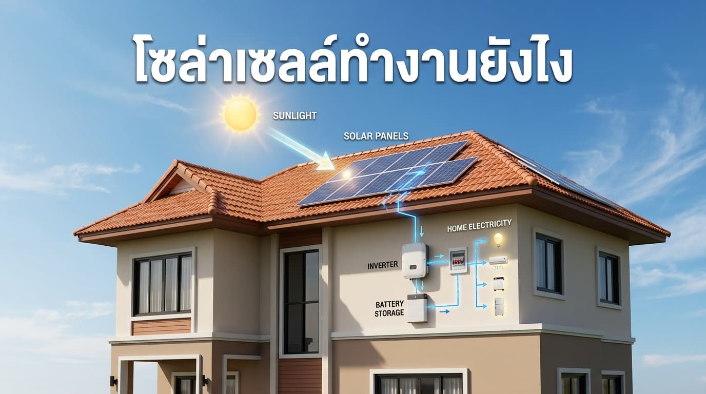 โซล่าเซลล์ทำงานยังไง? เจาะลึกวิธีประหยัดไฟที่คุ้มค่าที่สุดสำหรับชาวนครสวรรค์ โดย เอนีเทค (Aneetech)