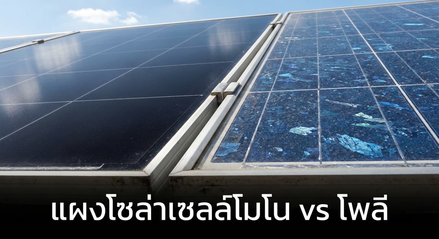 แผงโซล่าเซลล์โมโน VS โพลี: เลือกแบบไหนดี? ที่นครสวรรค์